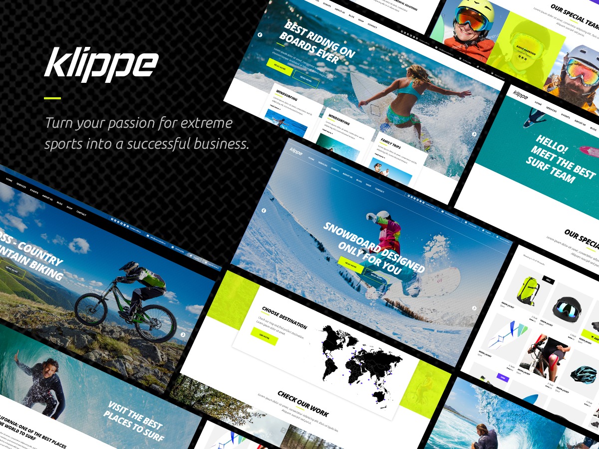 WordPress theme Klippe