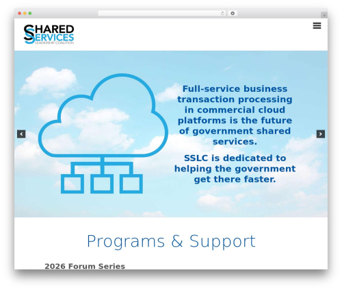 WordPress theme Shared Services - sharedservicesnow.org