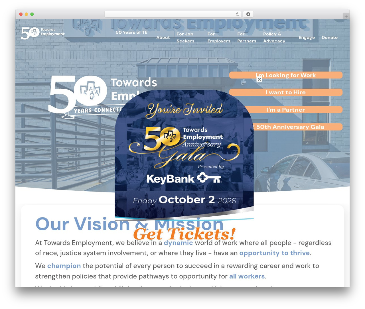 Beaver Builder Theme WordPress theme - towardsemployment.org