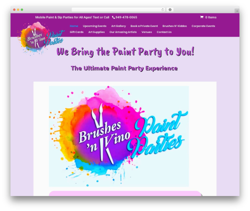 Eventon tickets WordPress plugin - brushesnvino.com