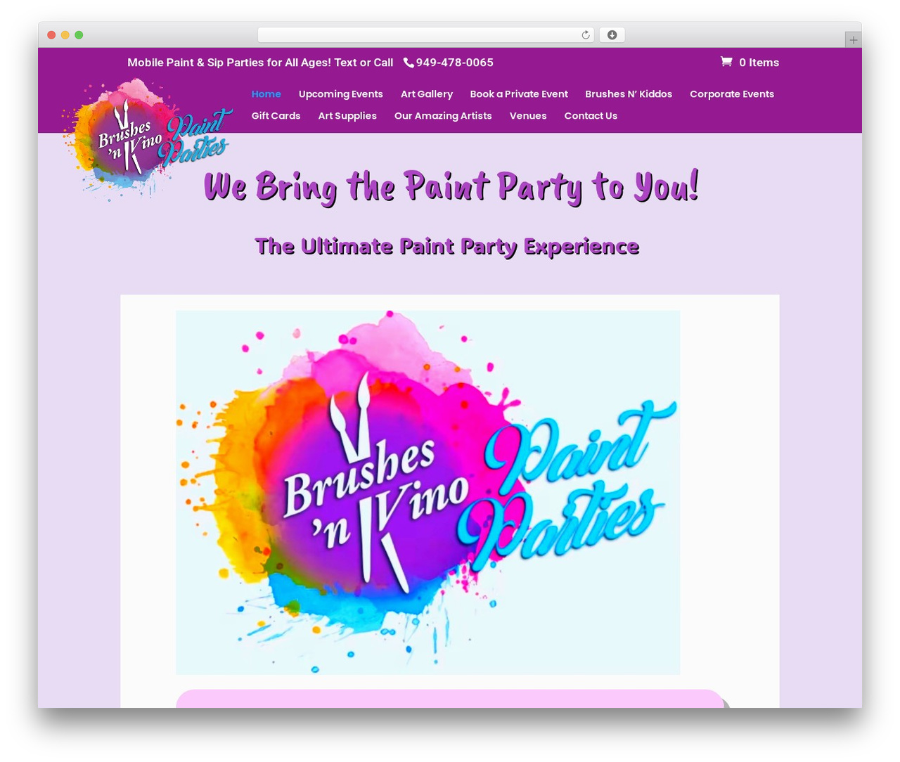 Divi WordPress theme - brushesnvino.com Divi WordPress theme - brushesnvino.com