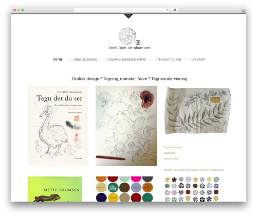PineCone WordPress theme - dichabrahamsen.dk