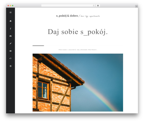 Portrait WordPress theme - spokojidobro.pl/pl