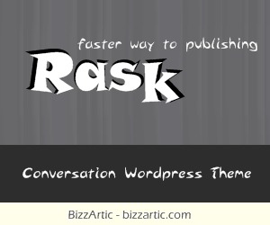 Rask Publishing WordPress theme by BizzArtic