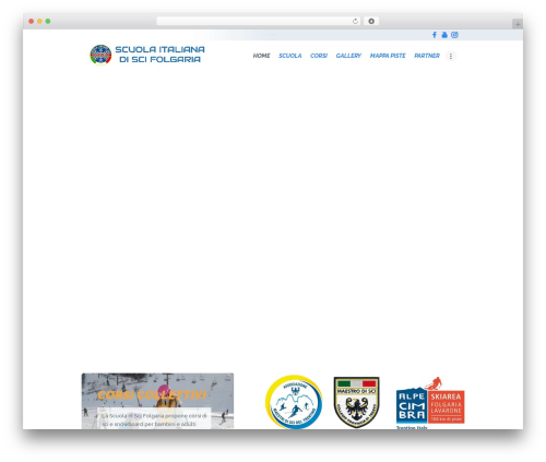 SnowMountain WordPress website theme - scuoladiscifolgaria.it