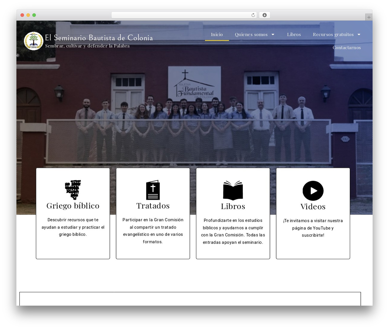 Theme WordPress Builder Lite - seminariobc.org