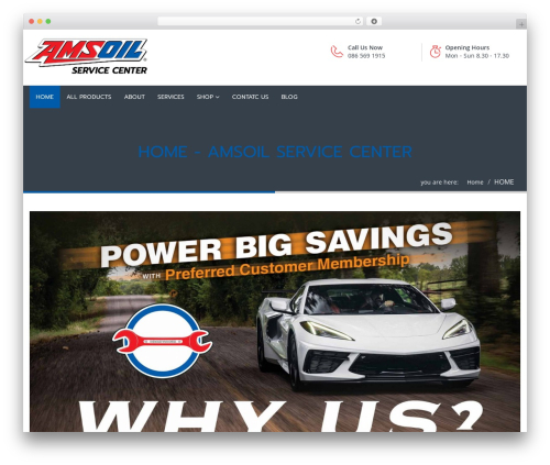 Theme WordPress Carshire - amsoilservice.com