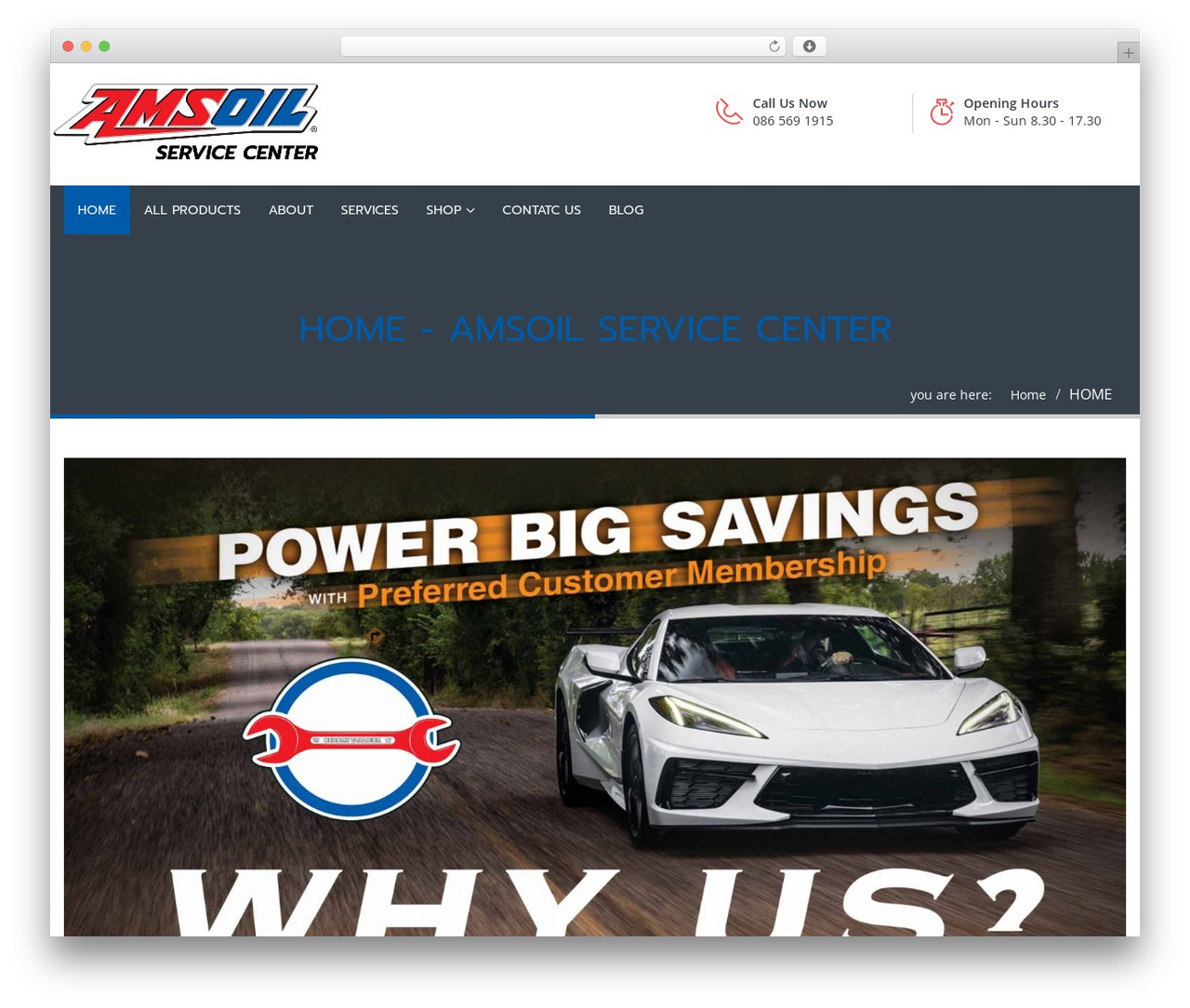 Theme WordPress Carshire - amsoilservice.com