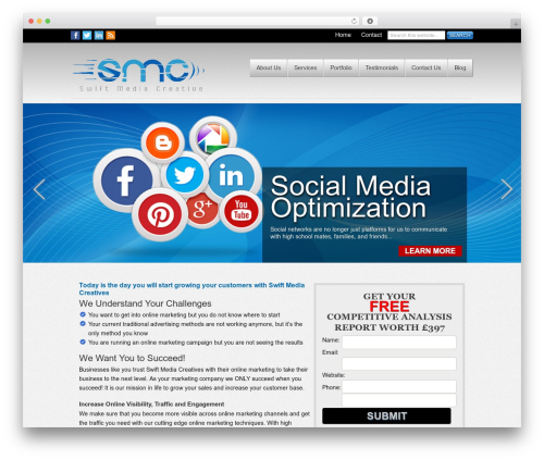 Theme WordPress Catalyst - swiftmediacreatives.com