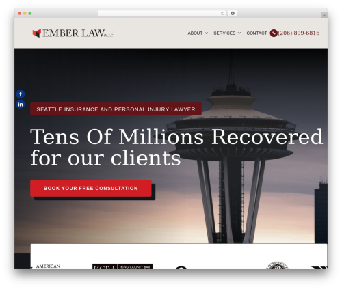 Theme WordPress Essentials - emberlaw.com