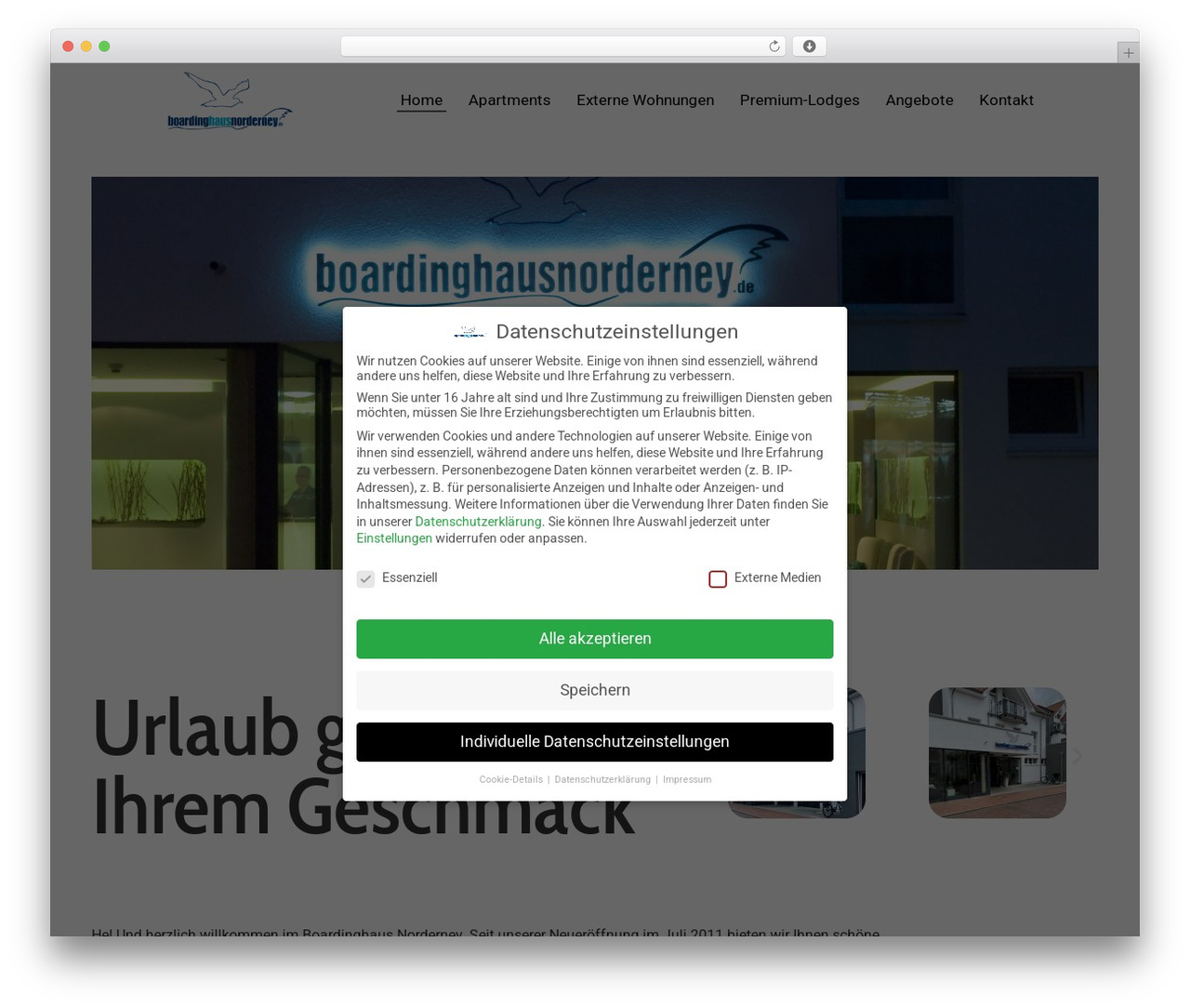 Theme WordPress Hello Elementor - boardinghaus-norderney.de