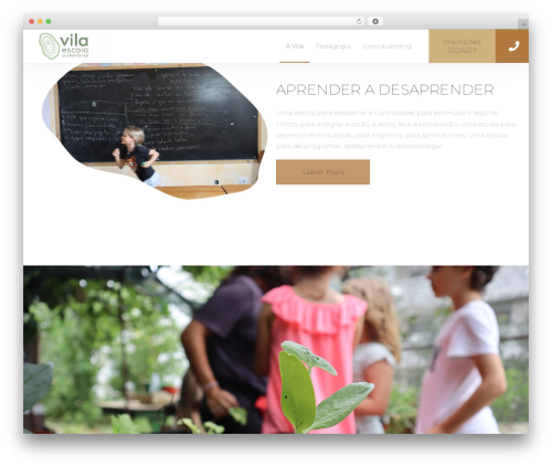WordPress theme SCUOLA - vilaescola.com