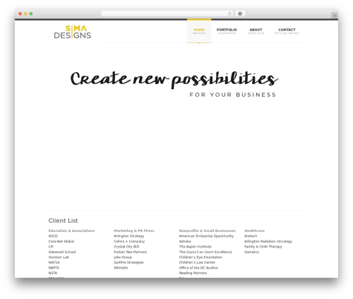 WordPress theme SmartStart WP - Responsive HTML5 Theme - sima-designs.com