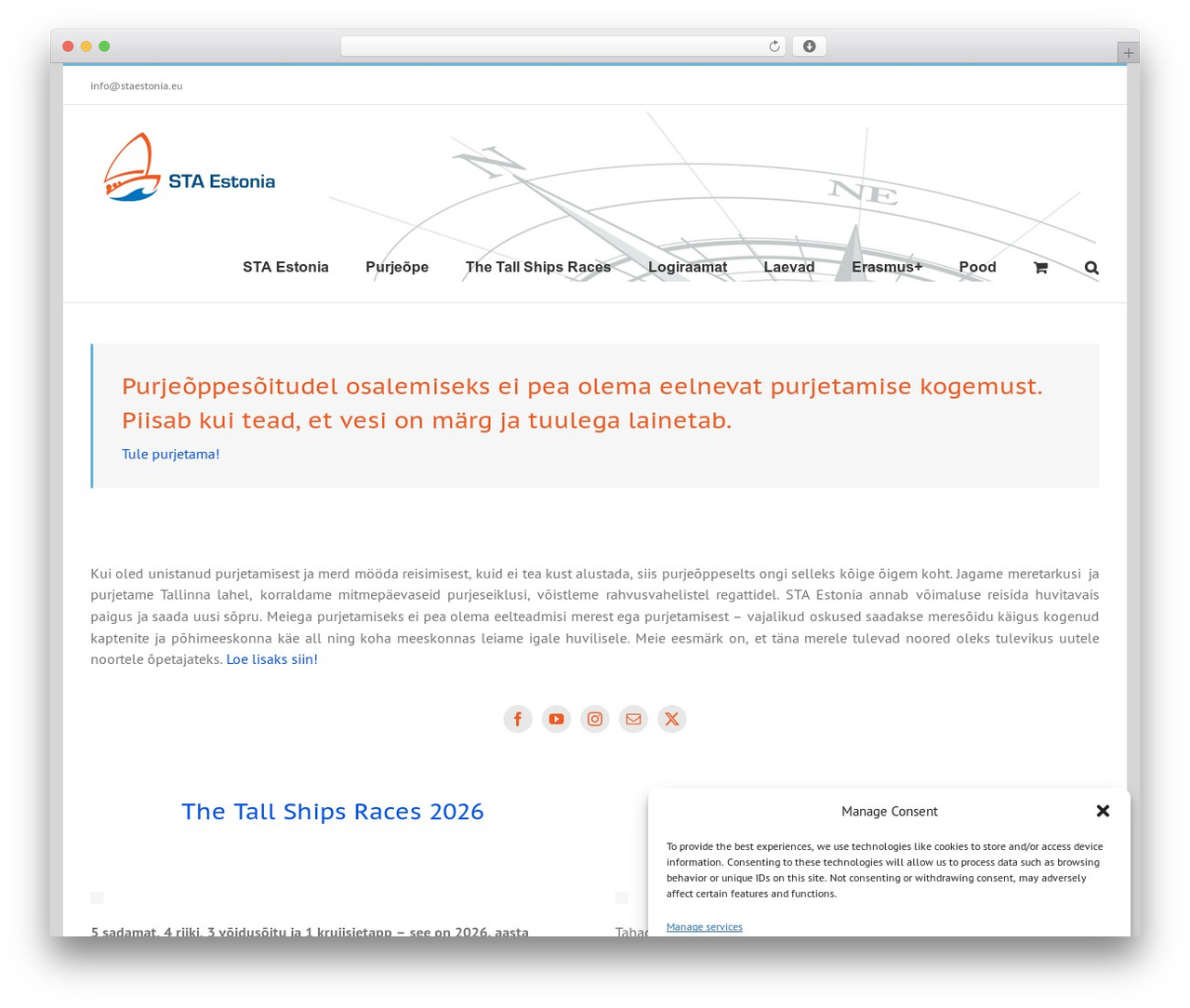 Avada WordPress theme - staestonia.eu