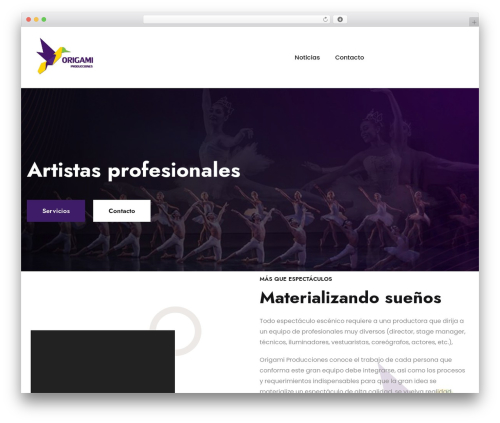 Constech WordPress theme - origami-producciones.com