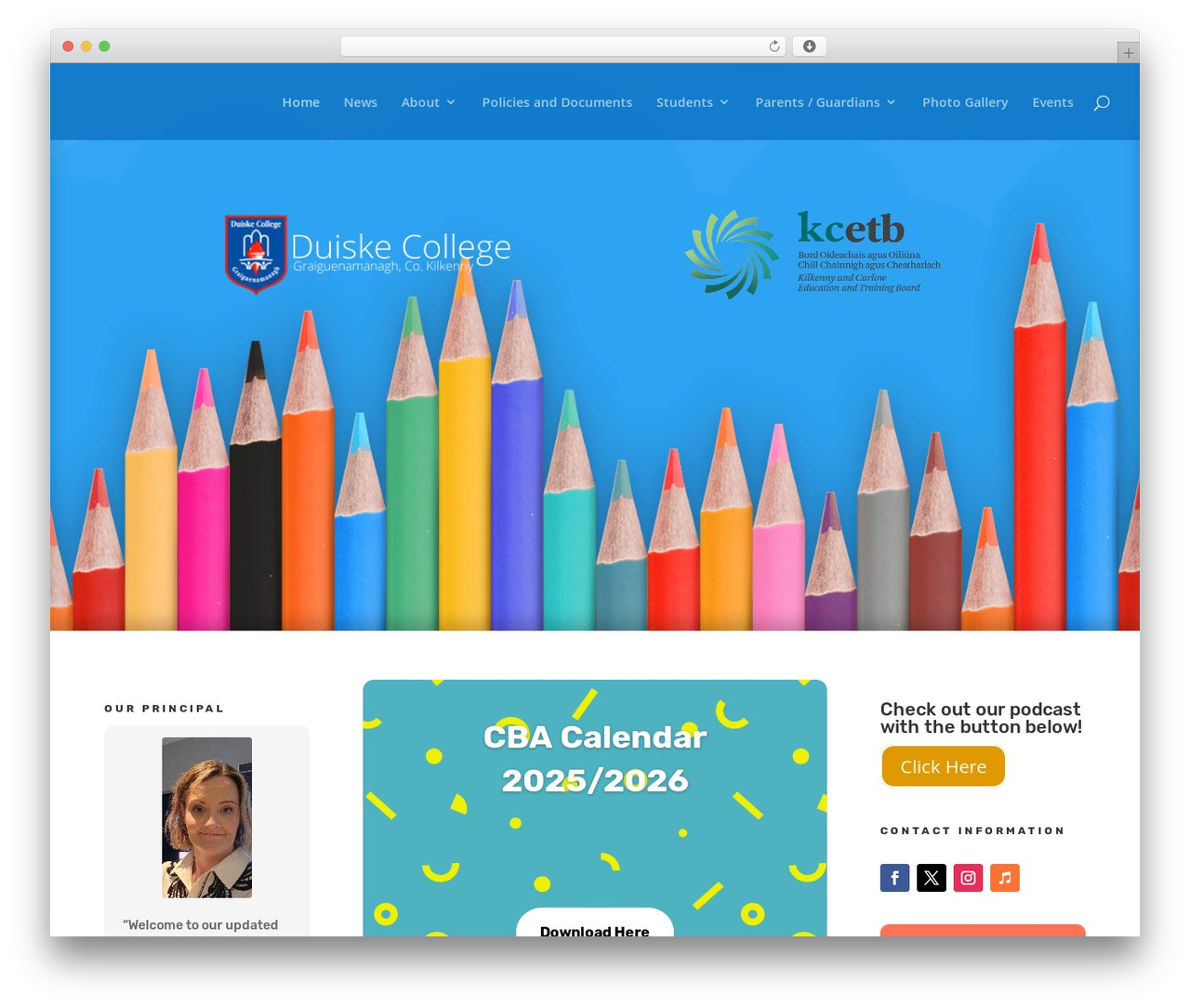 Divi best WordPress theme - duiskecollege.ie