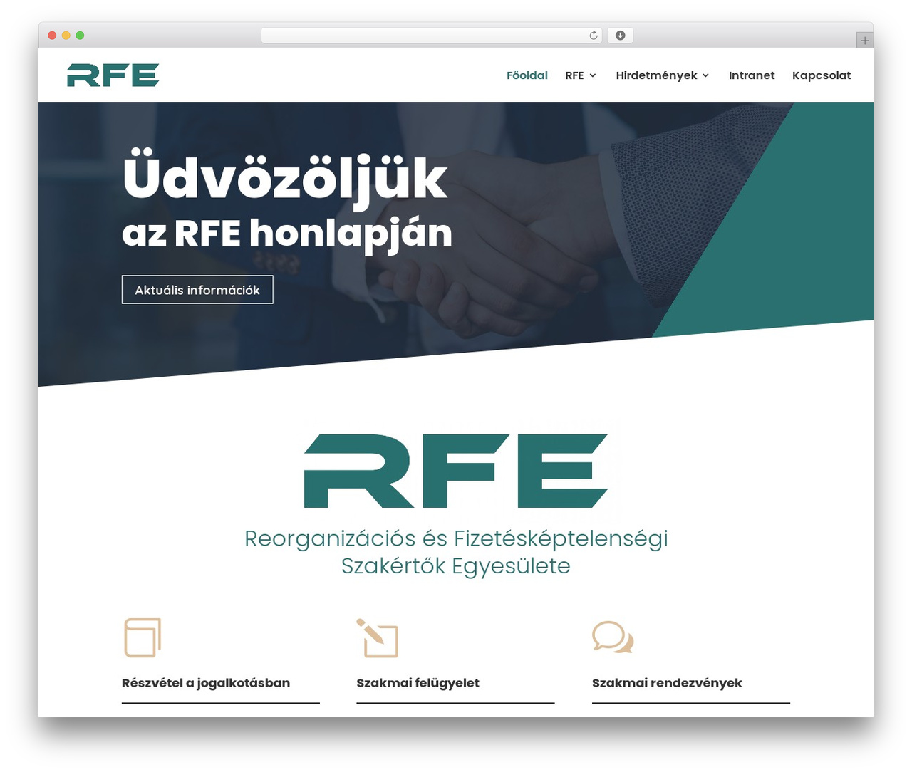 Divi WordPress theme design - rfe.hu