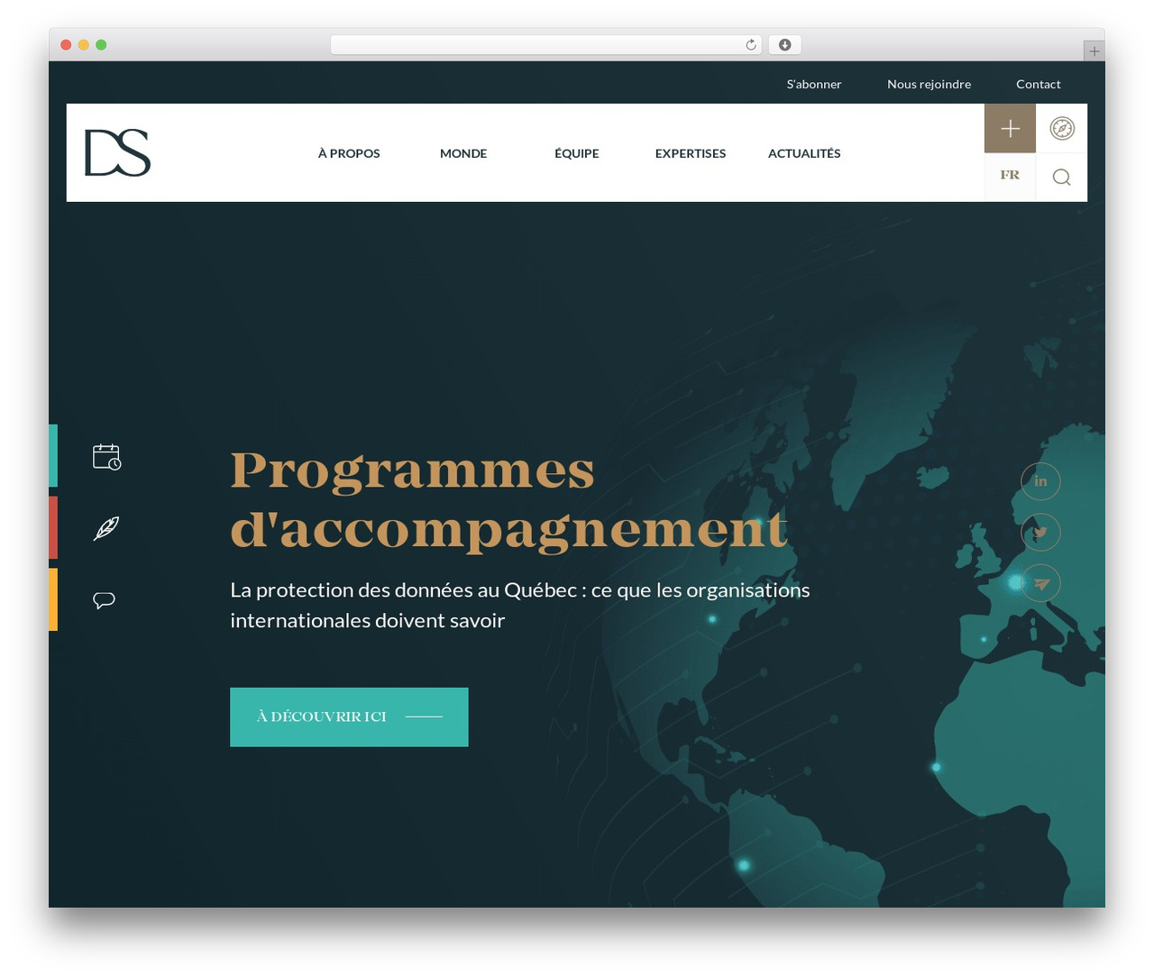 ds-wp WordPress theme - dsavocats.com