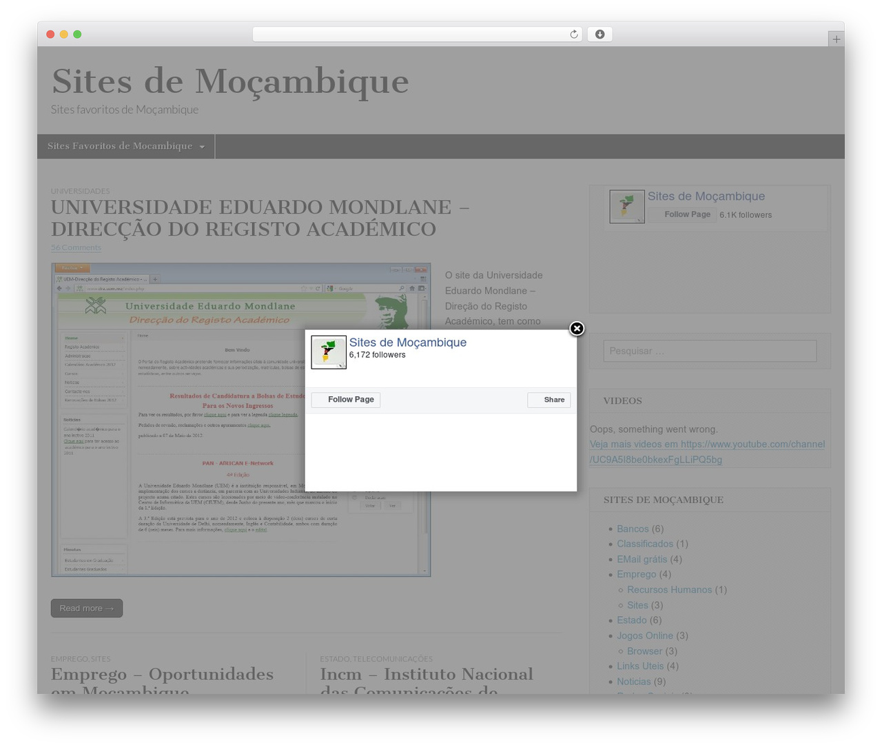 Magazine Basic best WordPress theme - sitesdemocambique.com