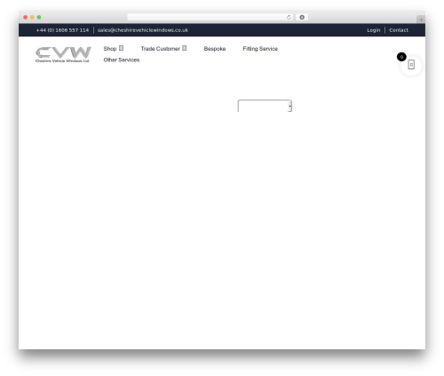 Oxygen2 theme WordPress - cheshirevehiclewindows.co.uk