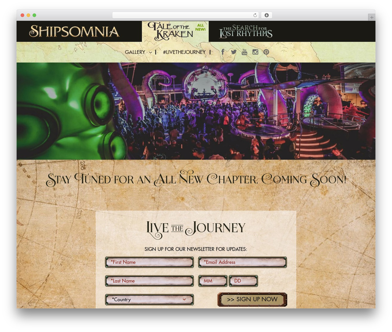 Ship WordPress theme design - shipsomnia.com