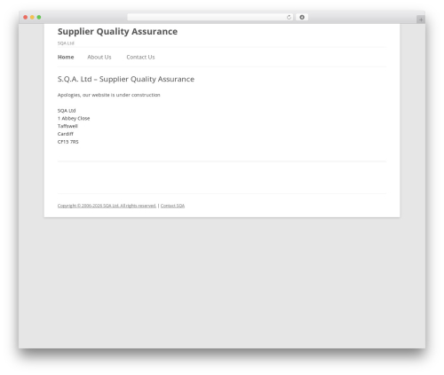 SQA WordPress theme design - sqaltd.com