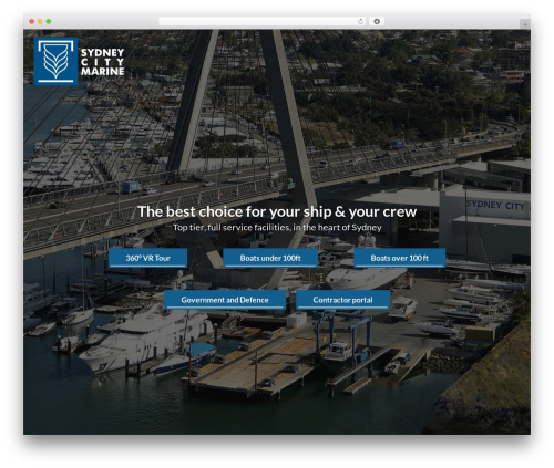 Theme WordPress TBST Framework - sydneycitymarine.com.au