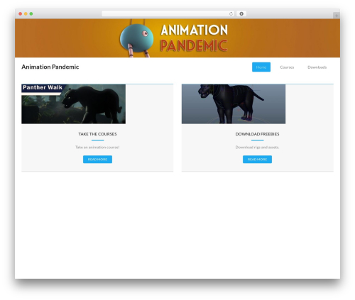Theme WordPress Melos - animationpandemic.com