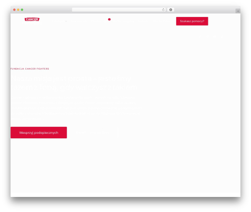 UnityPress WordPress website theme - cancerfighters.pl