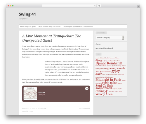 WordPress theme Comet - swing41.info WordPress theme Comet - swing41.info