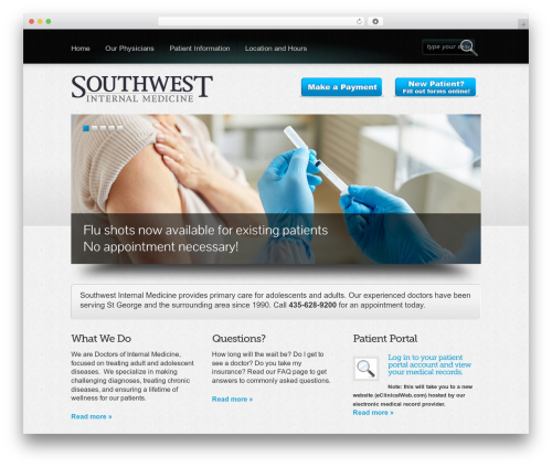WordPress theme Boldy - swinternalmedicine.com