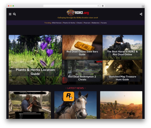 WordPress theme Boombox - rdr2.org