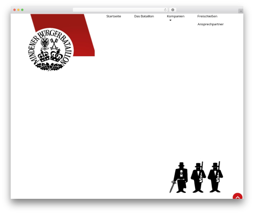 WordPress theme Hello Elementor - mindener-buergerbataillon.de