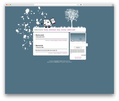 WordPress theme millamu2 - millamu.ch