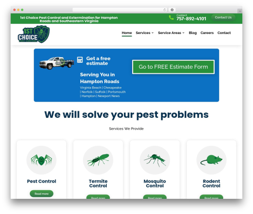 WordPress website theme Divi - 1stchoicepc.com