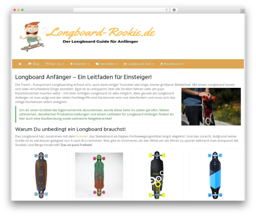 Affiliatetheme amazon WordPress plugin - longboard-rookie.de