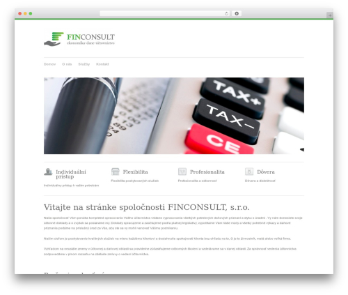 Best WordPress template Clarity - finconsultsro.sk