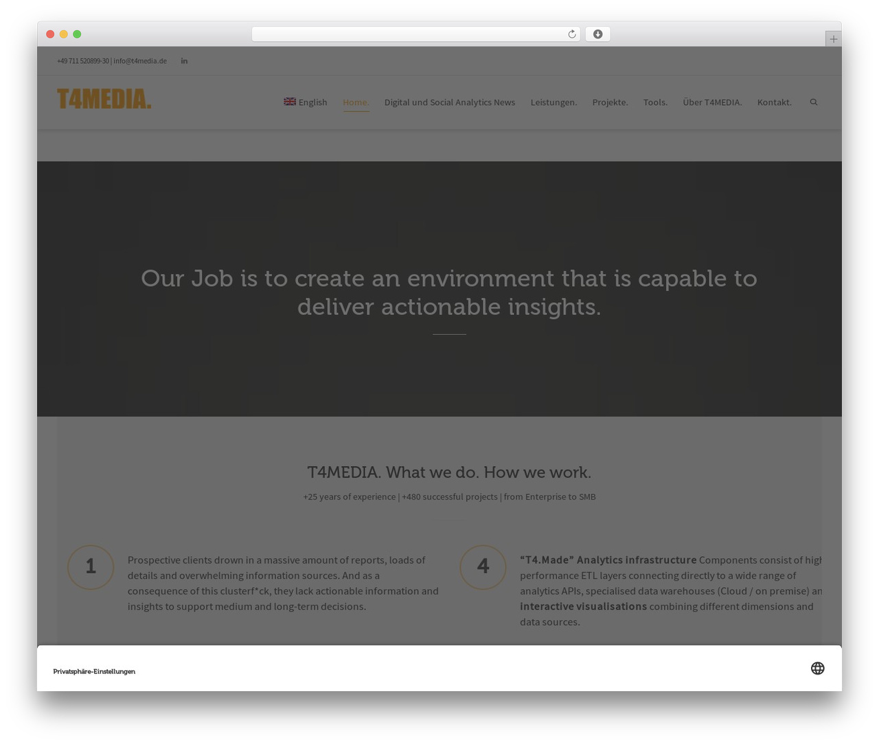 Dante WordPress theme - t4media.de