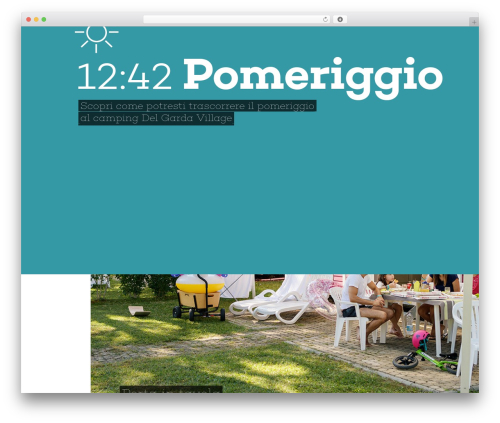 Delgarda WordPress theme design - delgarda.it
