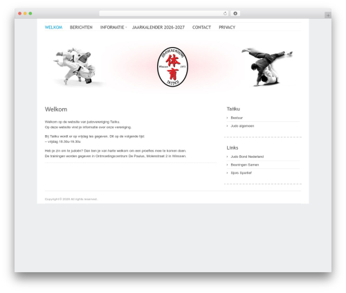 Delicate WordPress theme - taiiku.nl Delicate WordPress theme - taiiku.nl