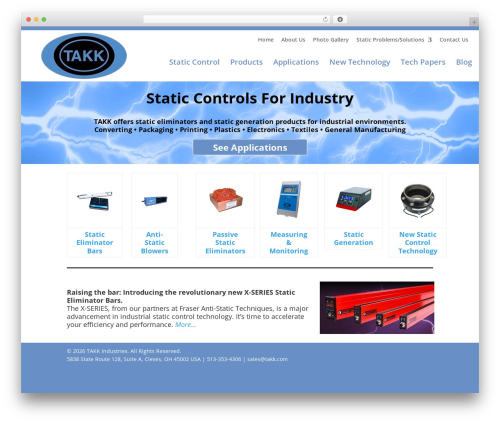Divi WordPress theme - takk.com