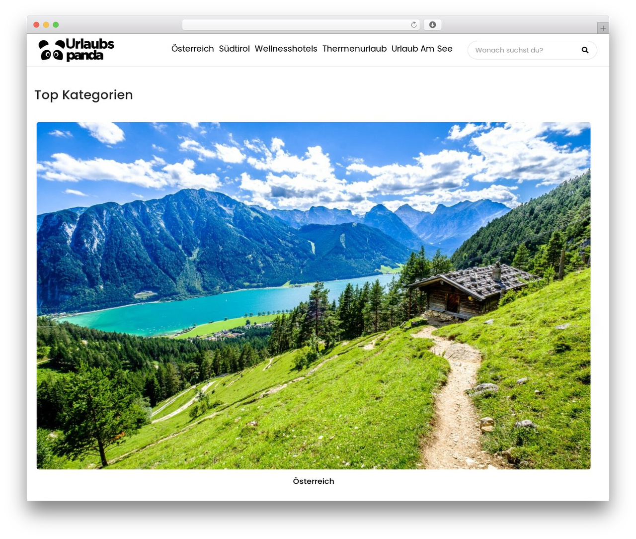 Panda WordPress theme - urlaubspanda.at Panda WordPress theme - urlaubspanda.at