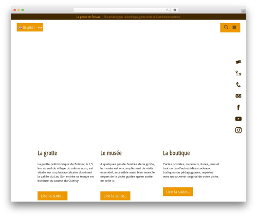 SWMP theme WordPress - grotte-foissac.fr