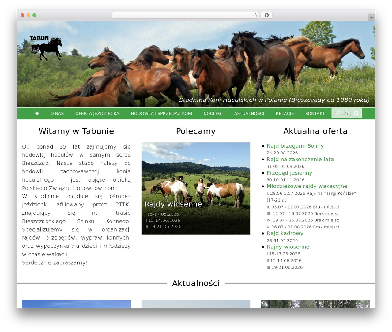 Tabun theme WordPress - tabun.pl