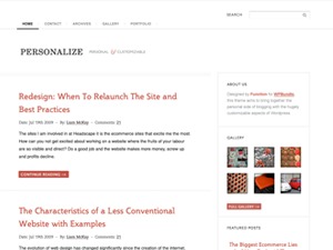 Theme WordPress Personalize by WPBundle