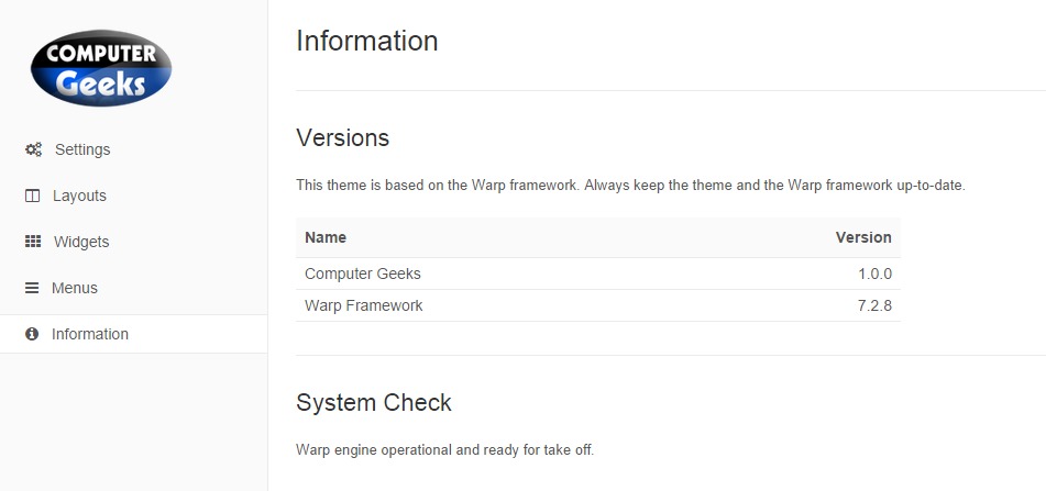 Theme WordPress Computer Geeks by CGeeks LTD