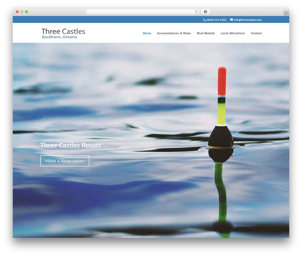 WordPress theme Divi - threecastles.com