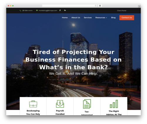 WordPress theme Divi - thncpa.com