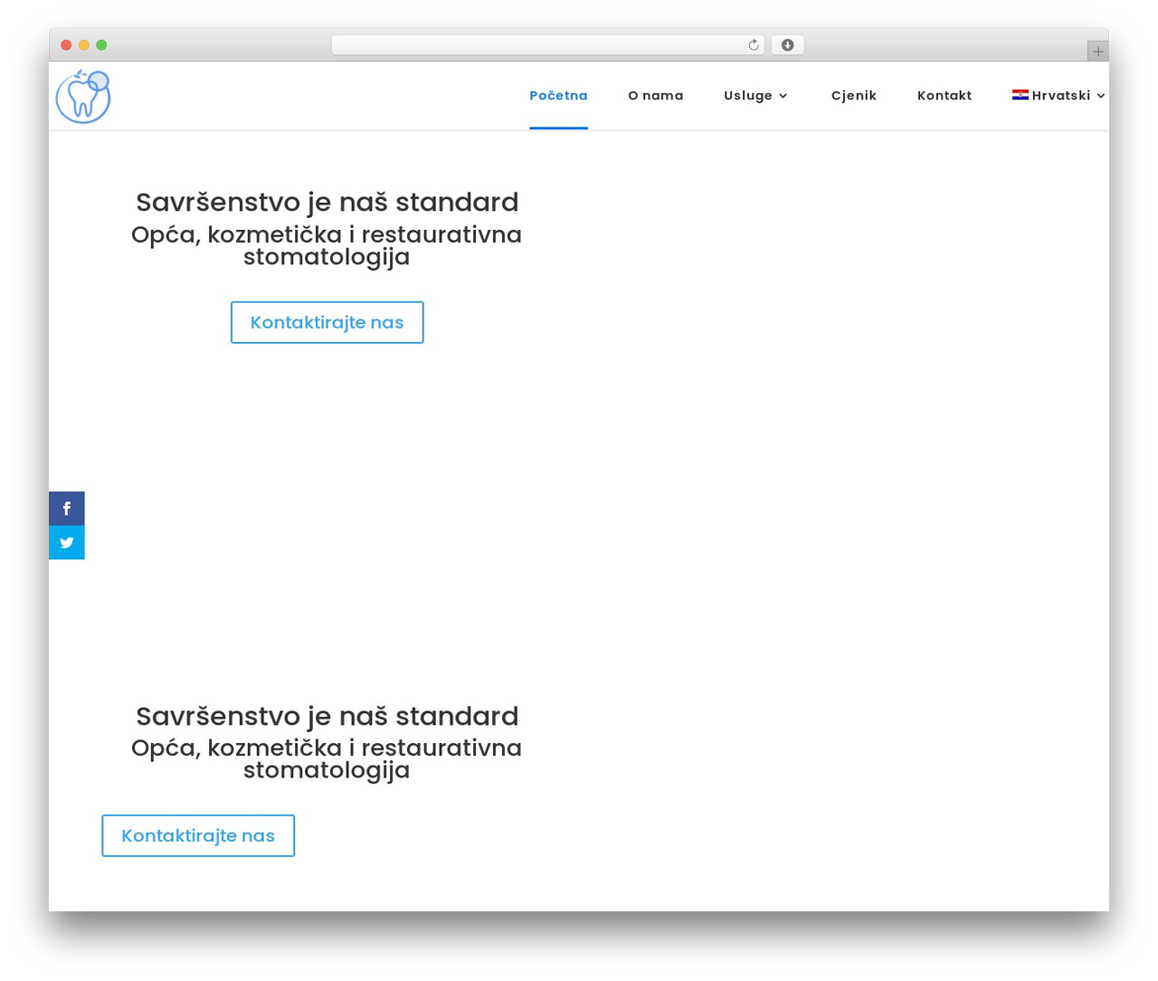 WordPress theme Divi - dental-matijasevic.hr