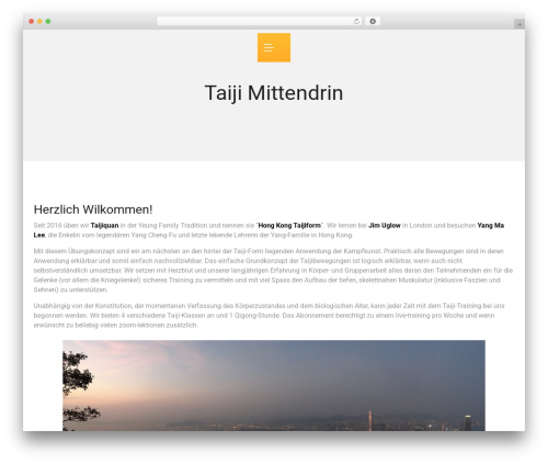 WordPress theme Karma - taiji-mittendrin.ch